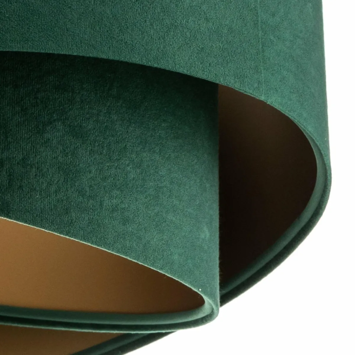 Hot Maco Design Suspension Vivien, bicolore, vert/or