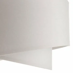 Store Maco Design Suspension Vivien en velours blanc