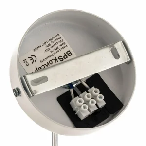 Store Maco Design Suspension Vivien en velours blanc