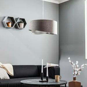 Shop Maco Design Suspension Vivien tricolore gris/blanc/argenté