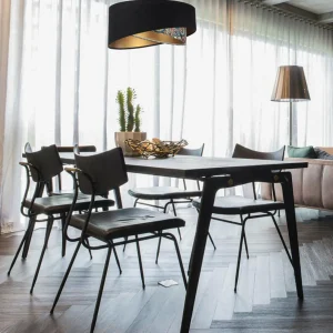Shop Maco Design Suspension Vivien tricolore, noir/multicolore/doré