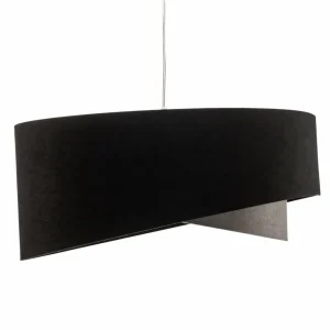 Best Sale Maco Design Suspension Vivien velours noir/gris/argent/or