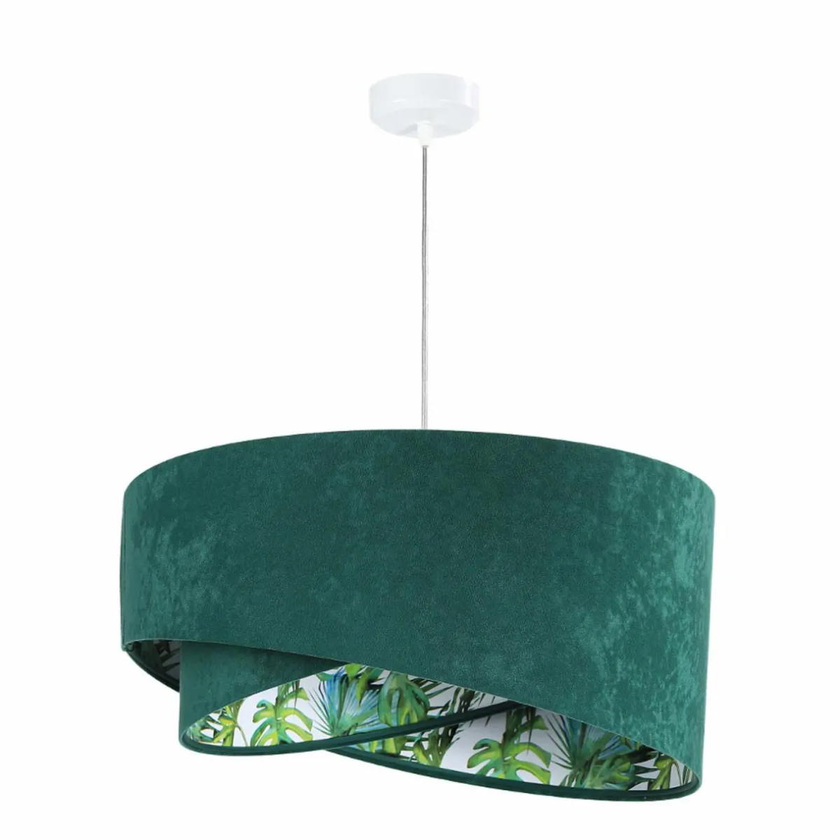 suspension_vivien_vert_avec_imprim_floral_allover_0.webp Hot Maco Design Suspension Vivien, vert avec imprimé floral allover