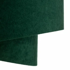 Hot Maco Design Suspension Vivien, vert avec imprimé floral allover