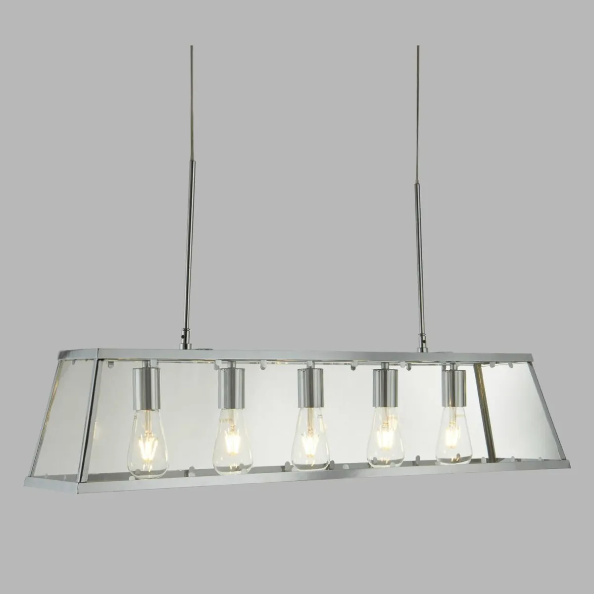 suspension_voyager_en_chrom___lampes_2.webp Store Searchlight Suspension Voyager en chromé à 5 lampes