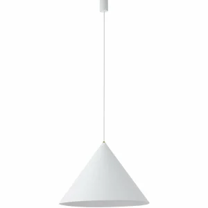 Best Sale Nowodvorski Lighting Suspension Zenith L en métal blanc