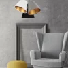 New Maco Design Suspension Zsofia à 3 lampes blanc/gris/noir/or