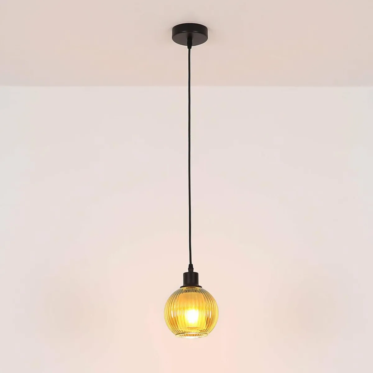 suspension_zumba_bronze___cm_verre_2.webp Best Sale Globo Suspension Zumba, bronze, Ø 15 cm, verre