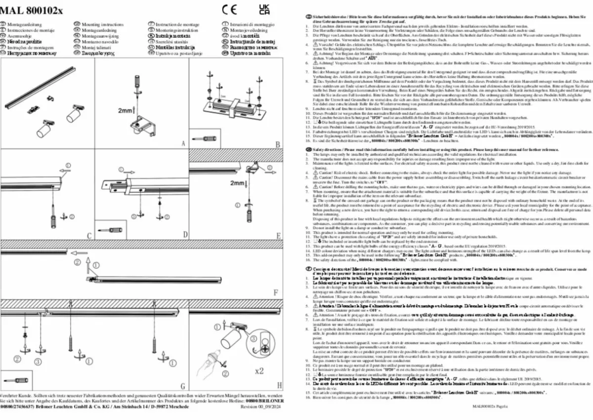 systme_de_lampes_sur_rail_rail__v_blanc__spots__suspensions__m_6.webp Outlet Briloner Système de lampes sur rail RAIL 230 V, blanc, 4 spots, 2 suspensions, 2,25 m