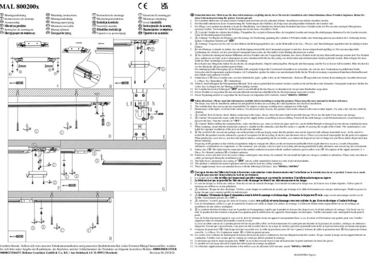 systme_de_lampes_sur_rail_rail__v_blanc__suspensions_longueur__m_4.webp Online Briloner Système de lampes sur rail RAIL 230 V, blanc, 4 suspensions, longueur 1,5 m
