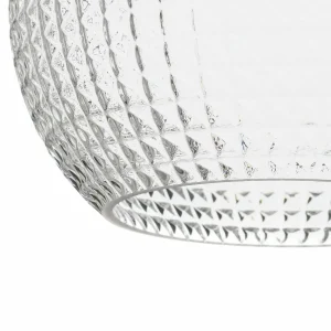 Store Viokef Talisa - suspension avec abat-jour verre décoratif