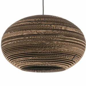 Online Think Paper Suspension Lazy, Ø 44 cm, marron, carton, E27