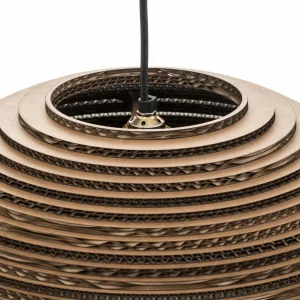 Online Think Paper Suspension Lazy, Ø 44 cm, marron, carton, E27