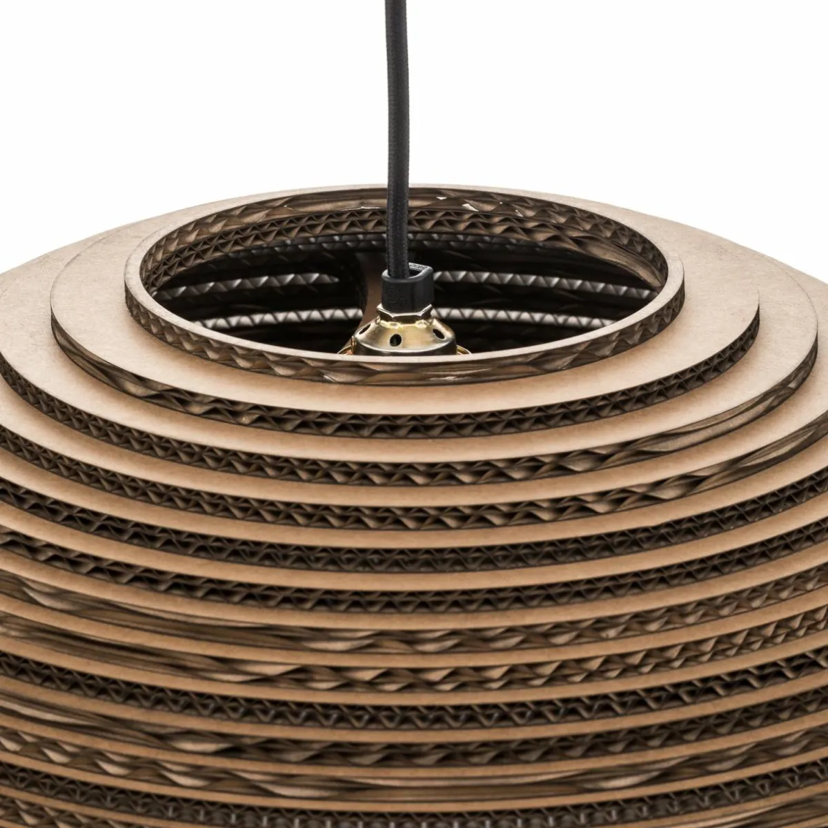 think_paper_suspension_lazy___cm_marron_carton_e_4.webp Online Think Paper Suspension Lazy, Ø 44 cm, marron, carton, E27