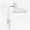 Sale &Tradition Applique murale Tripod HM12, blanc, câble d'alimentation à fiche