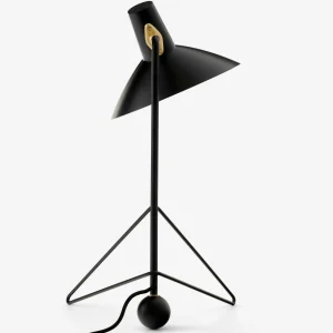 Store &Tradition Lampe à poser Tripod HM9, noir, hauteur 45 cm