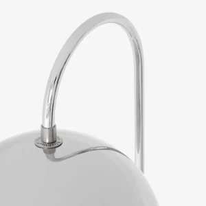 Online &Tradition Lampe sur pied Flowerpot VP12, chrome, hauteur 122 cm