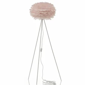 New UMAGE Eos medium lampadaire rose trépied blanc