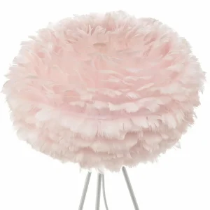New UMAGE Eos medium lampadaire rose trépied blanc