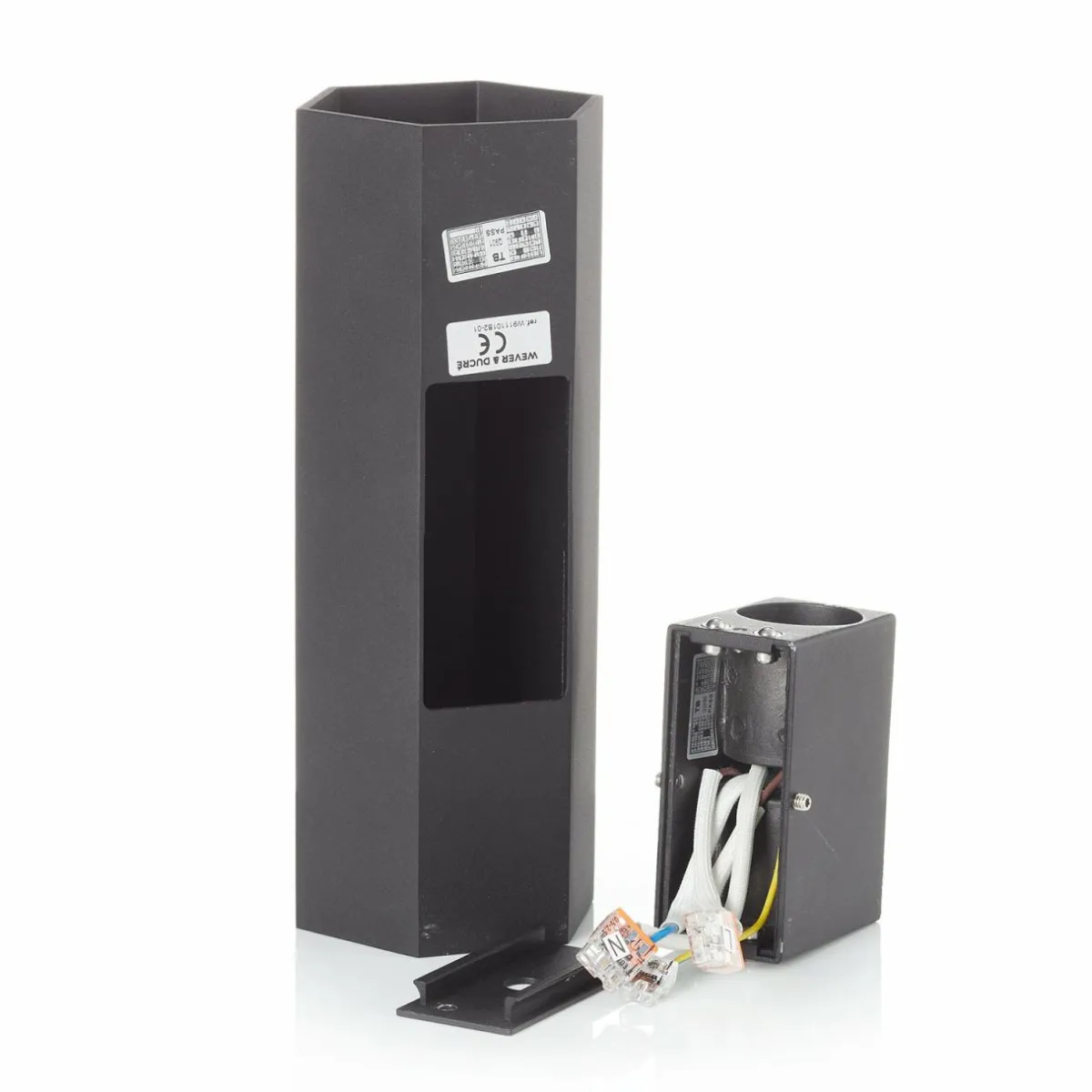 wever__ducr_hexo_mini__applique_cm_noire_4.webp Best Wever & Ducré Lighting WEVER & DUCRÉ Hexo mini 2.0 applique 20 cm noire