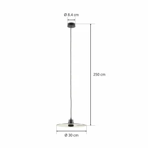 Best Wever & Ducré Lighting WEVER & DUCRÉ Mirro 1.0 susp. 250 cm noire/dorée