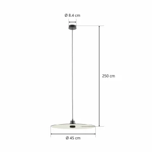 Discount Wever & Ducré Lighting WEVER & DUCRÉ Mirro 2.0 susp. 250 cm noire/dorée