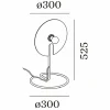 New Wever & Ducré Lighting WEVER & DUCRÉ Mirro lampe table 1.0 noire/chromée