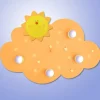 Fashion Waldi-Leuchten GmbH WOLKE SONNE, un plafonnier LED plein de fantaisie