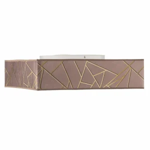 Flash Sale Eko-Light Zulu plafonnier vieux rose/doré rond